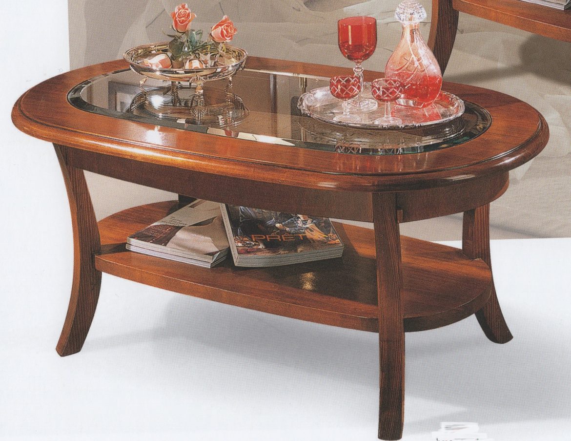 oval coffee table T633